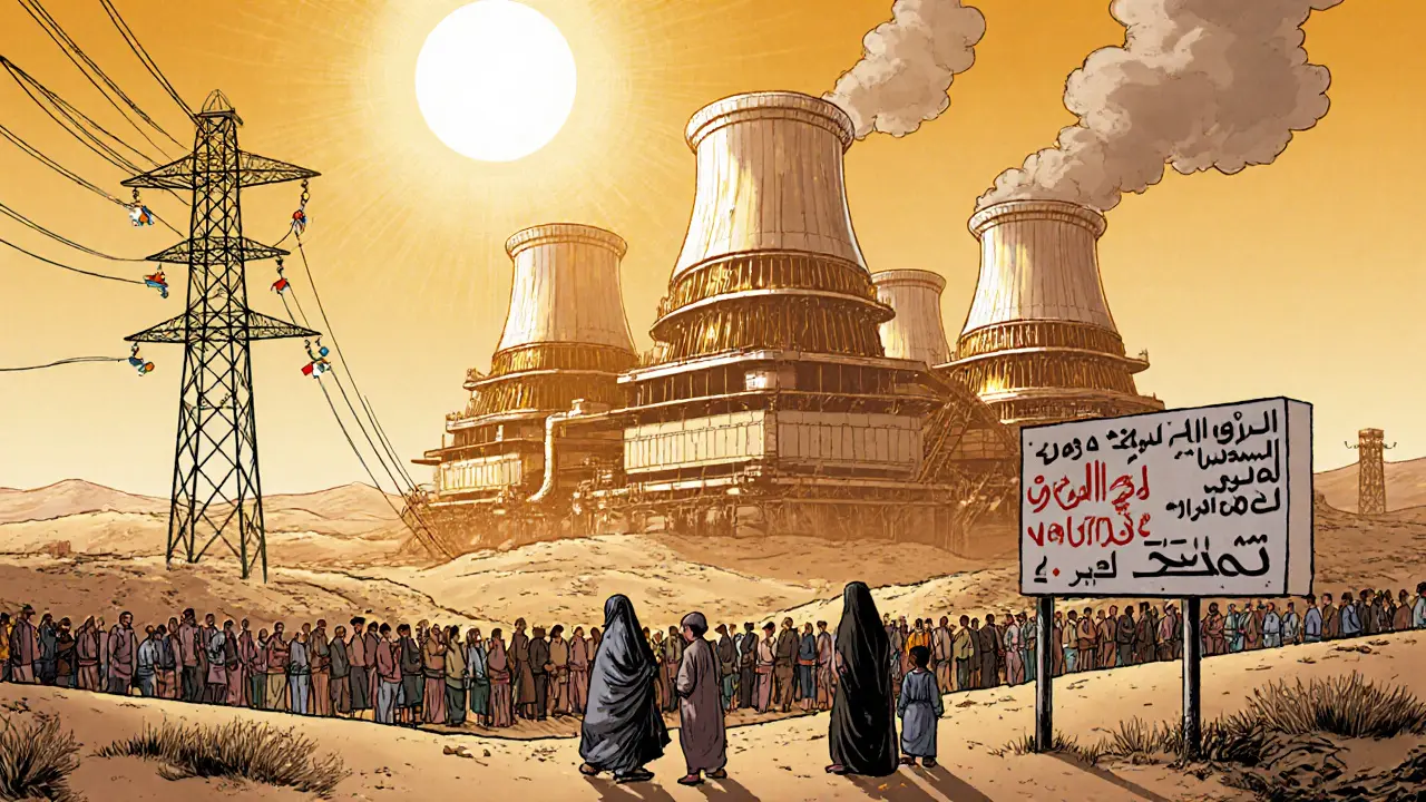 A state-run Bitcoin mine drains power from a hospital while civilians suffer in the heat.