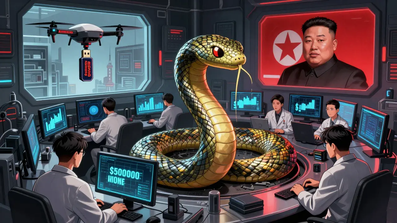 North Korean engineers build a secret cross-chain protocol to launder cryptocurrency.