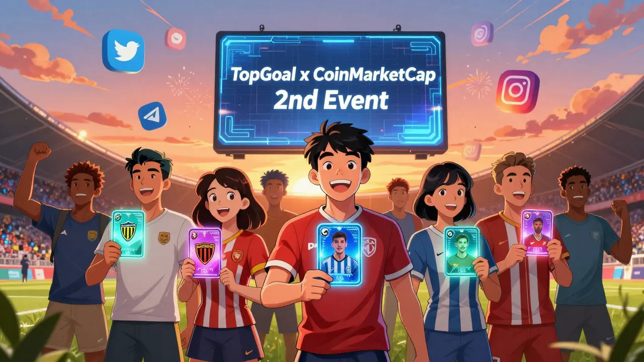 TopGoal x CoinMarketCap 2nd Event Airdrop: How to Participate and What You Get