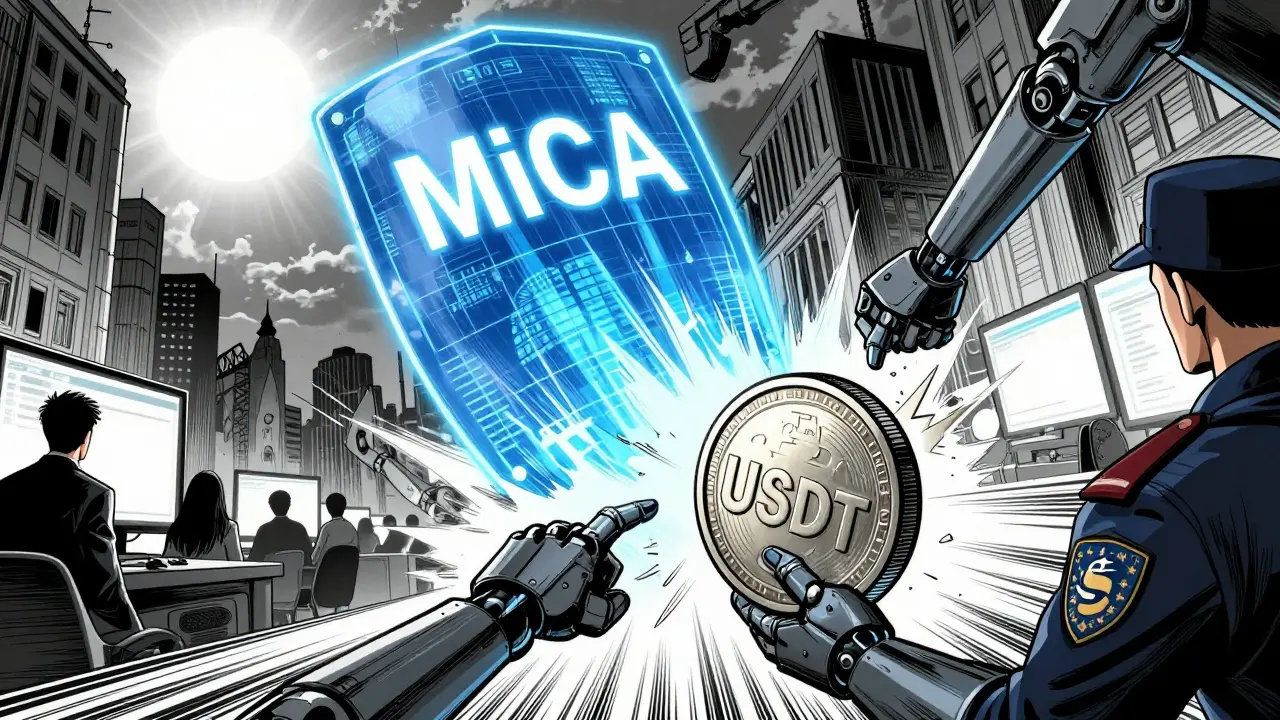 EU Stablecoin Restrictions Explained: What MiCA Means for USDT and Other Tokens