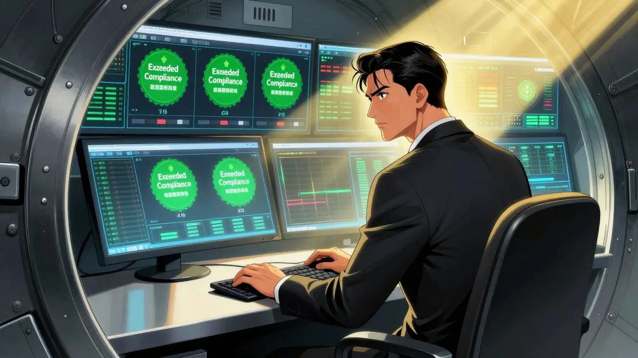 Hedge fund manager using secure eToroX trading terminal