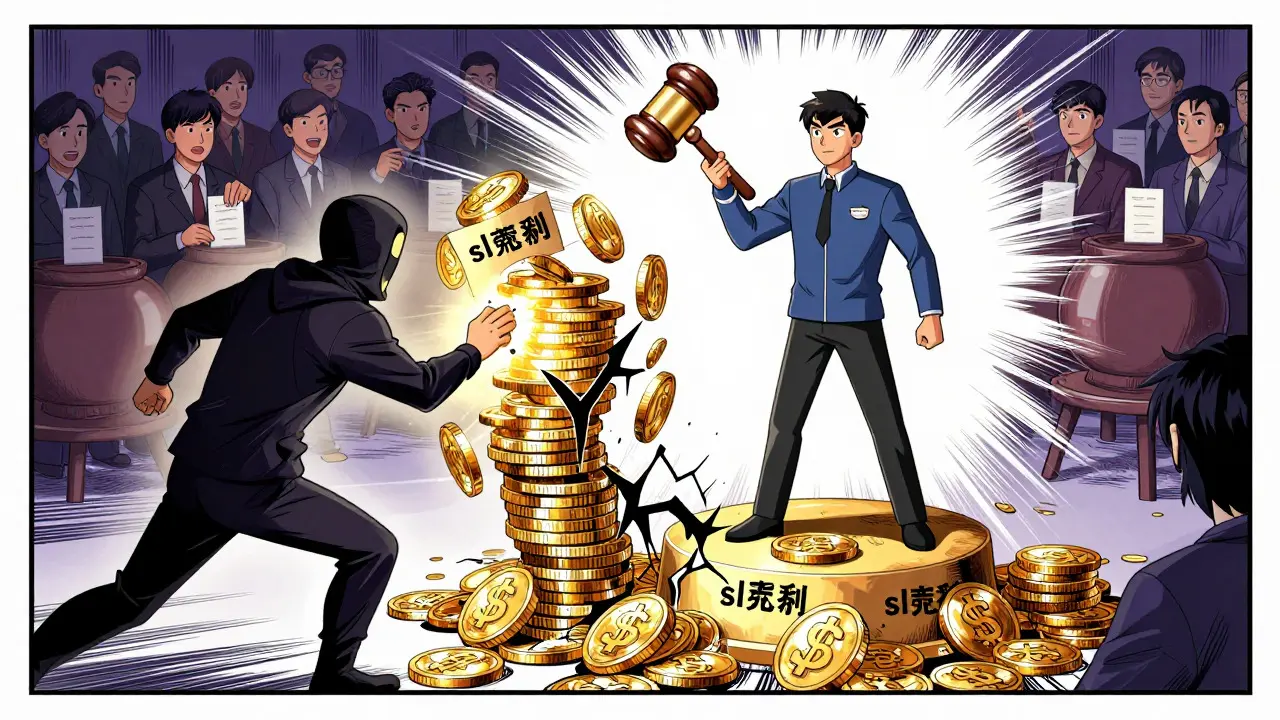Manhua style: Validator using staked coins as a shield against malicious thieves