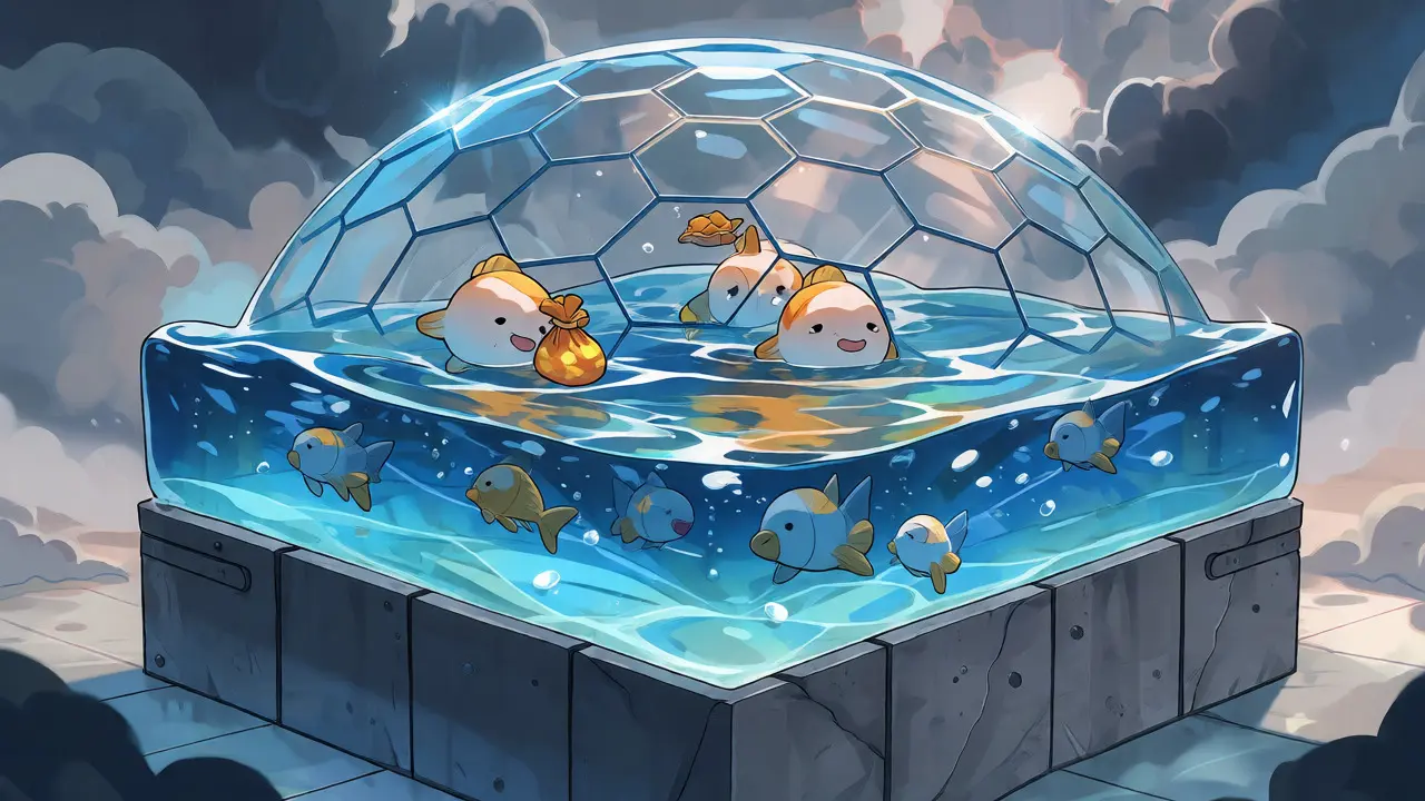 Protected liquidity pool with traders swimming under a zero-knowledge proof shield