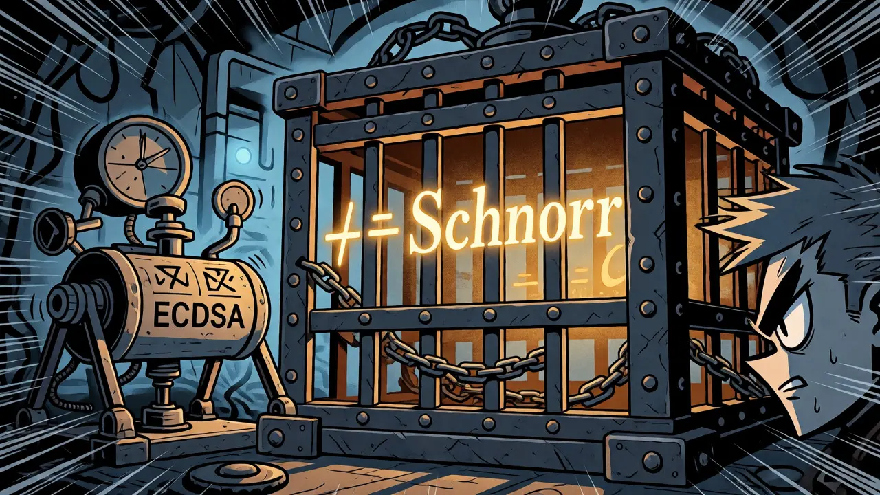 Schnorr Signatures vs ECDSA: Why Bitcoin Switched to Schnorr