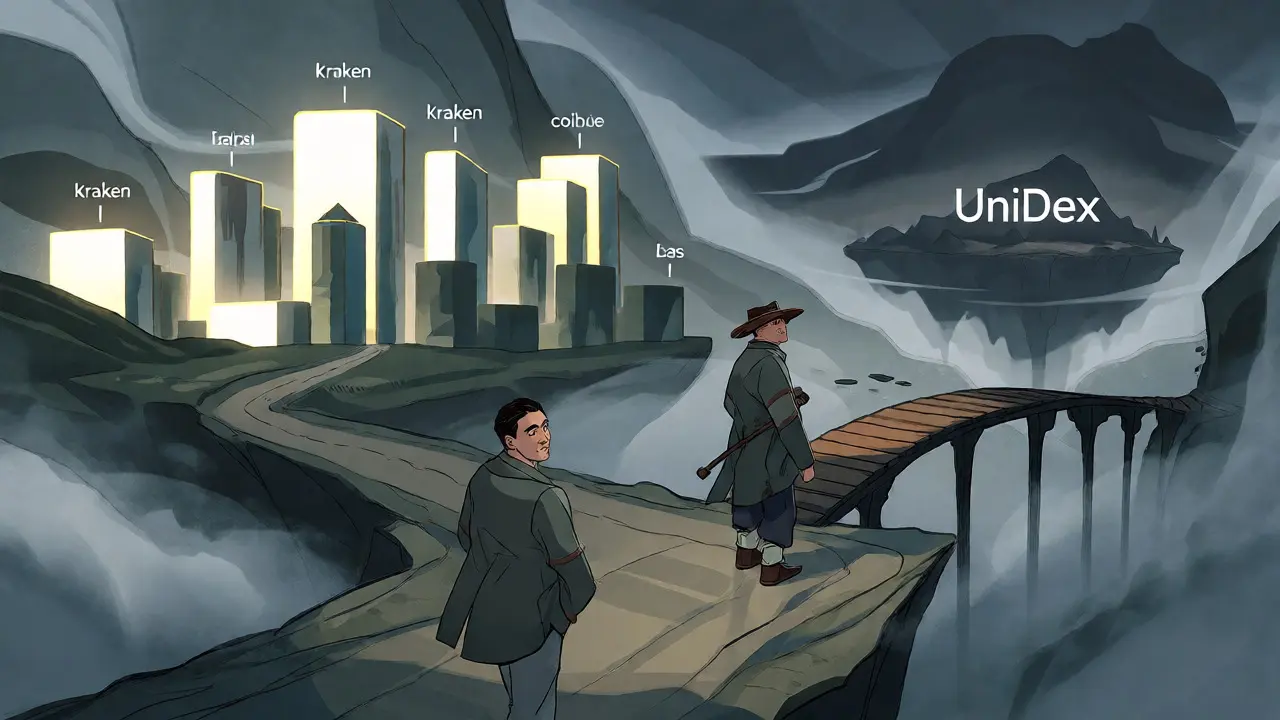 Trader weighing options between regulated exchanges and the uncertain UniDex path